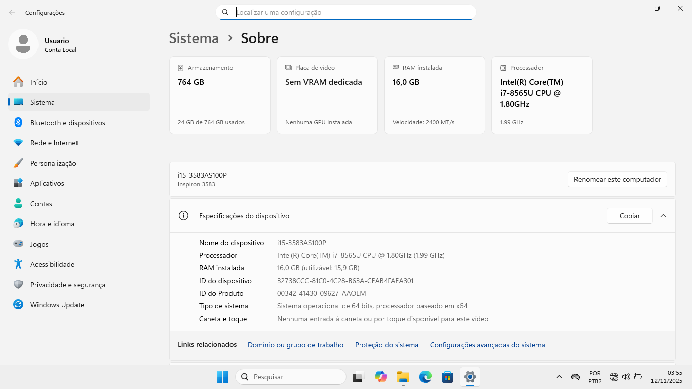 Dell Inspiron - i15-3583