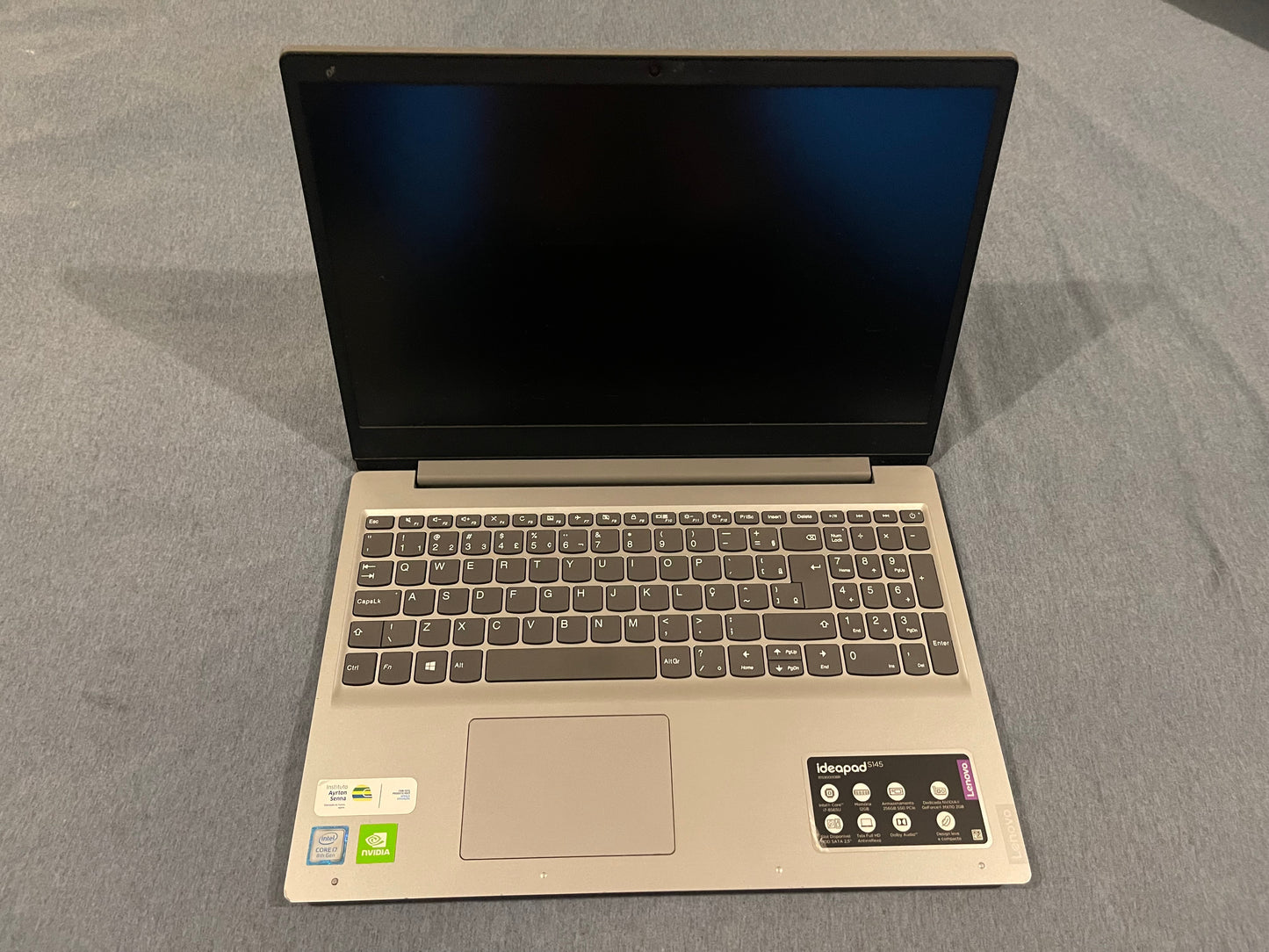 Notebook Lenovo S145 i7 16GB RAM 256GB Nvme + 512GB SSD